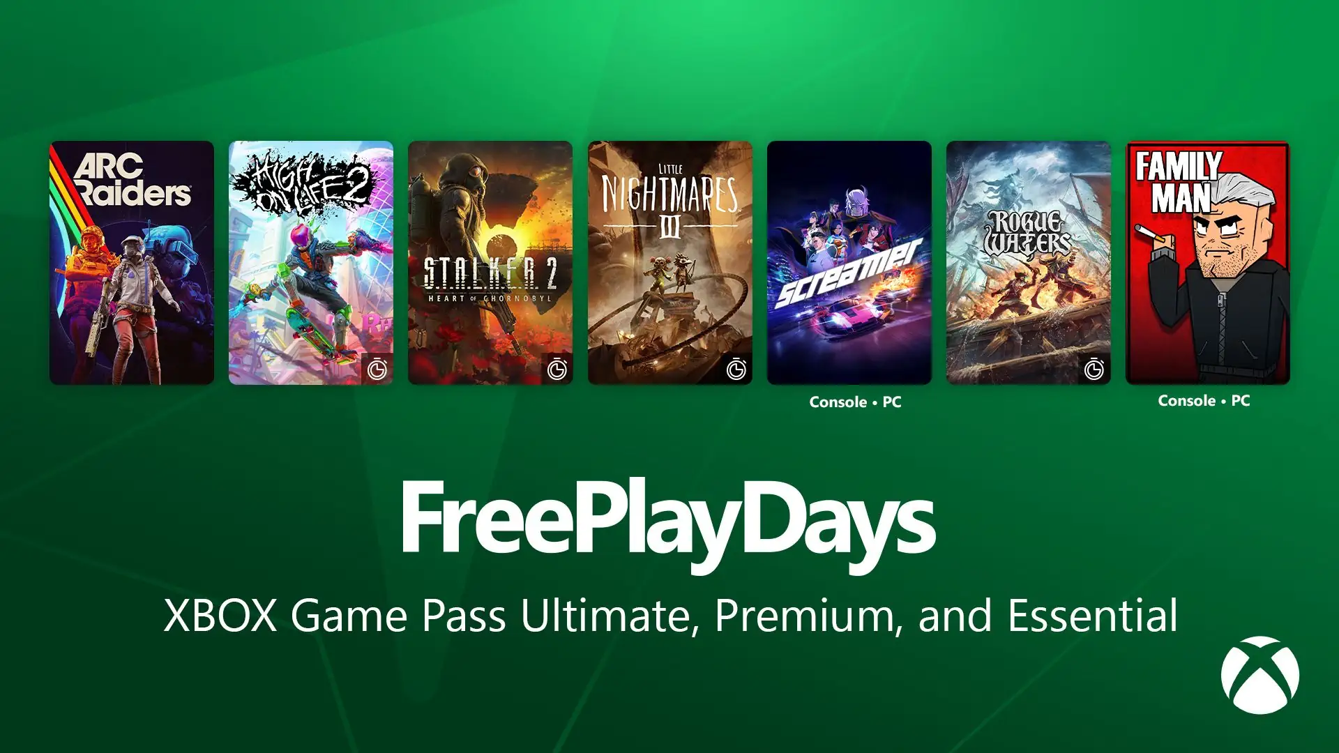 Xbox offers free access to several AAA games until October 11