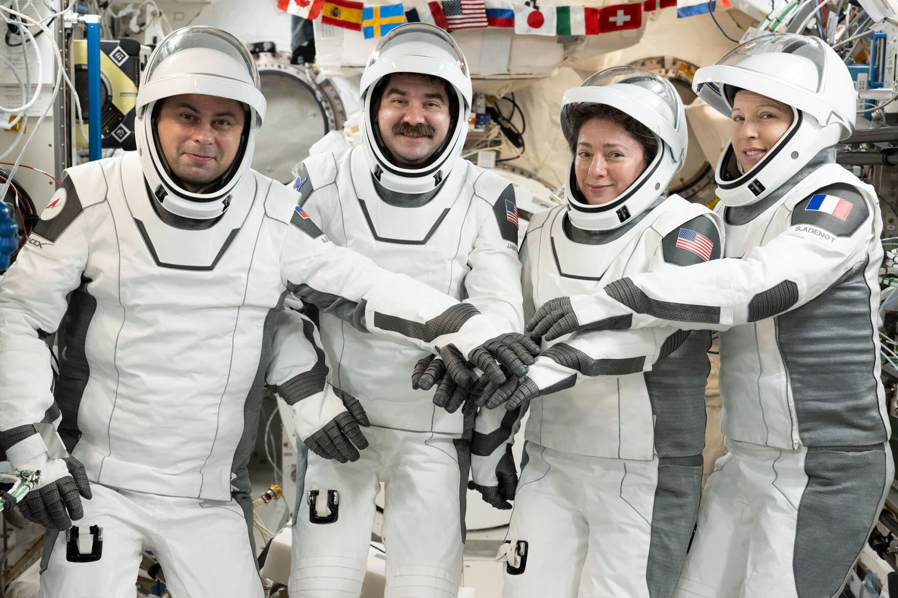 Astronauts Return to Earth