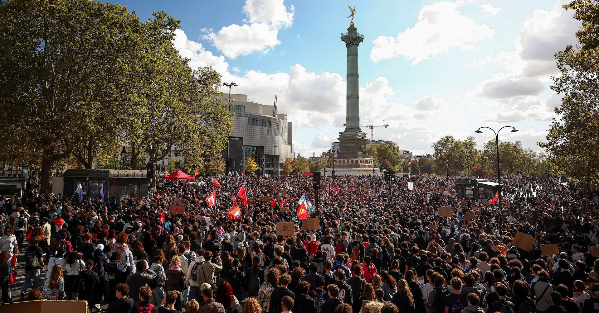French Students Protest