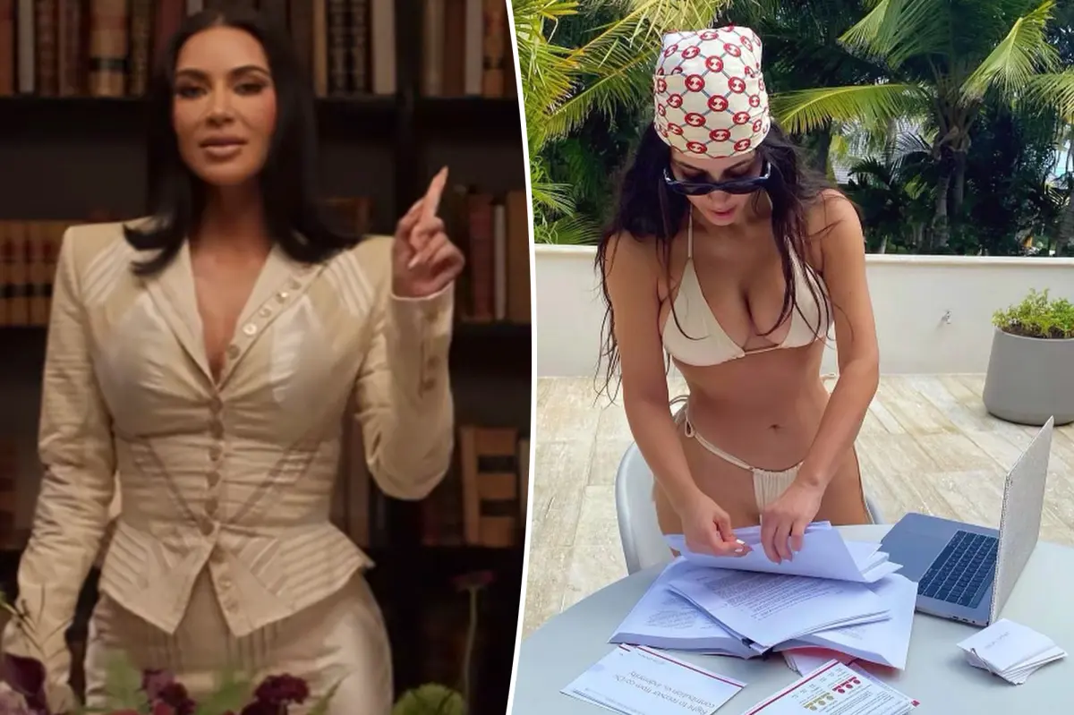 Kim Kardashian Jokes About Bar Exam Failure