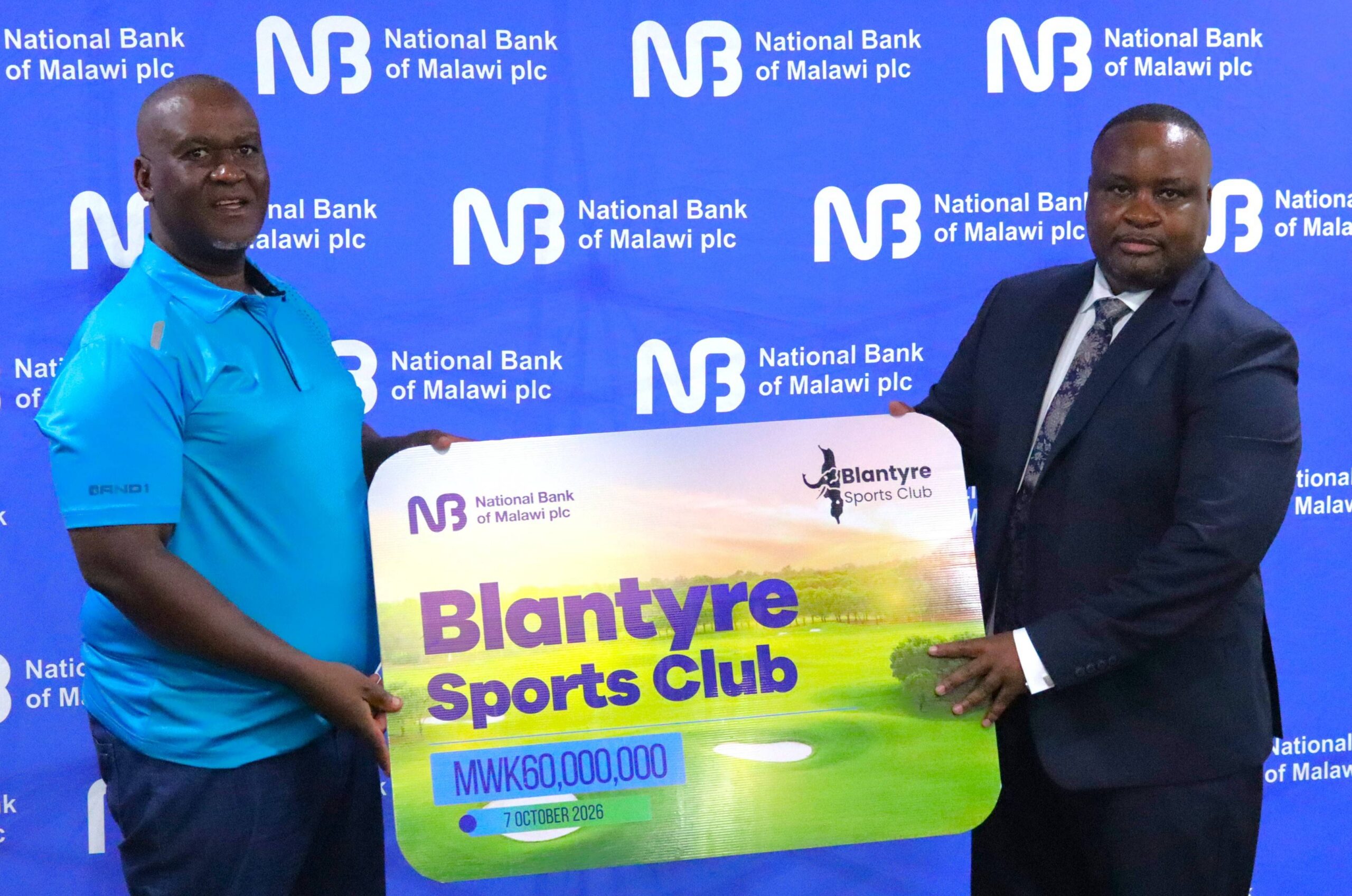 NBM Gives K60m to Blantyre Sports Club