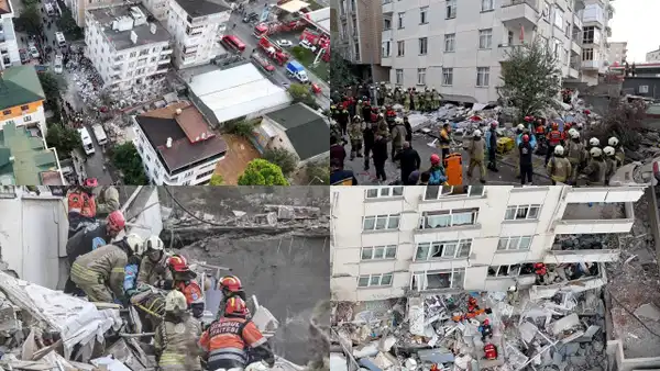 Maltepe'de 7 Katlı Bina Çöktü: 2 Ölü, 2 Kayıp
