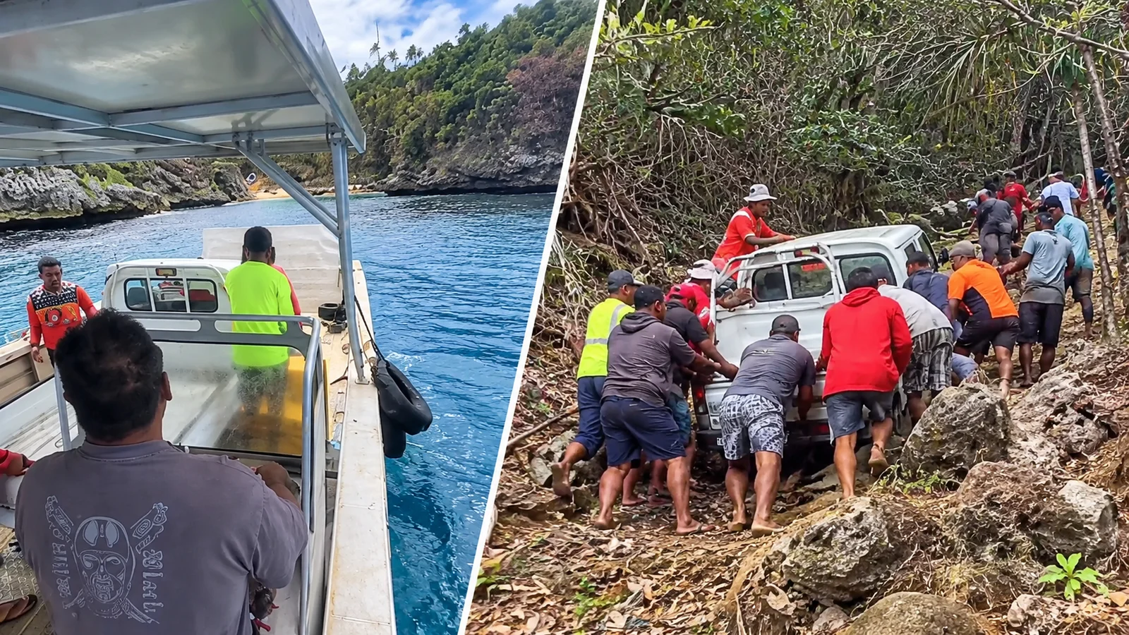 Van Unloaded in Fotuhaʻa
