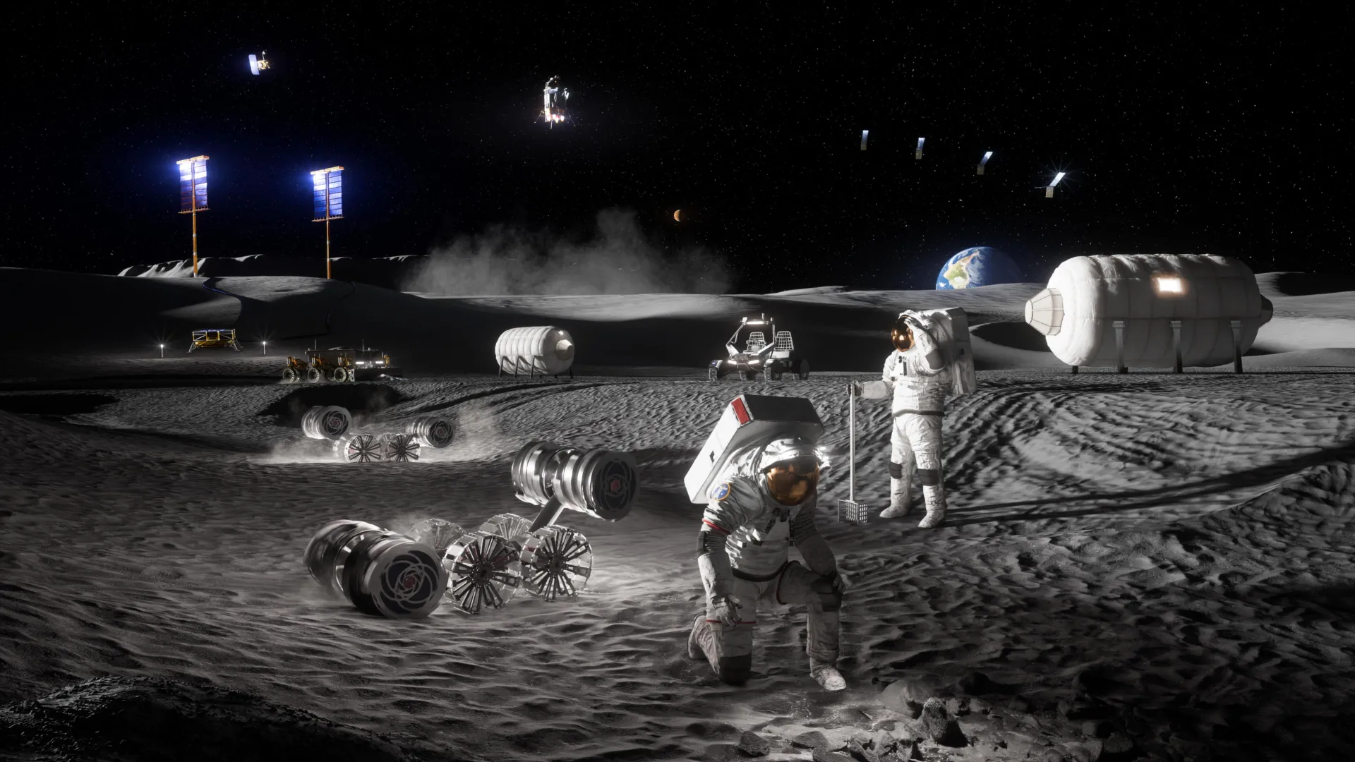 NASA Explores Moon Pit