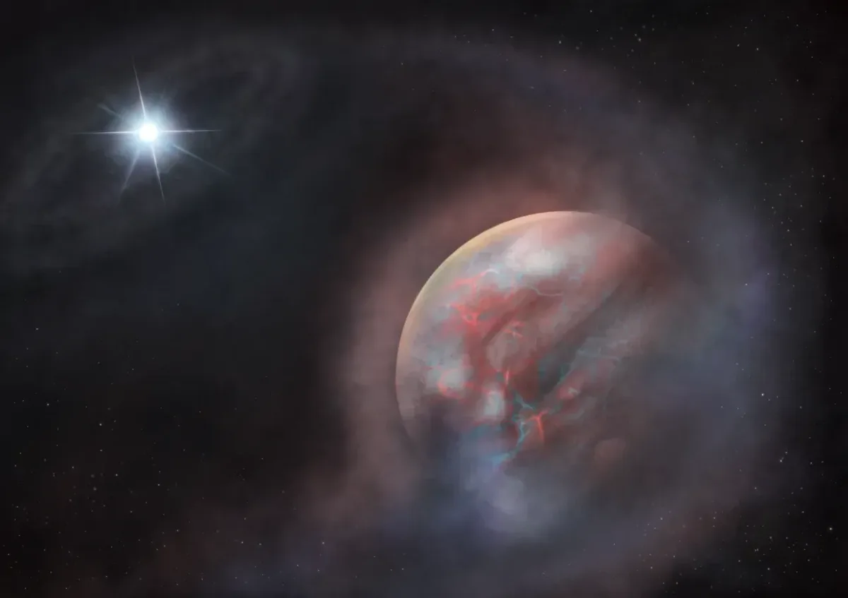 Planet Forms After Star Death