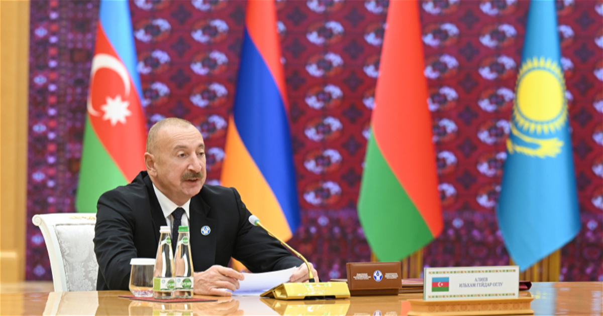 Ильхам Алиев в Туркменистане