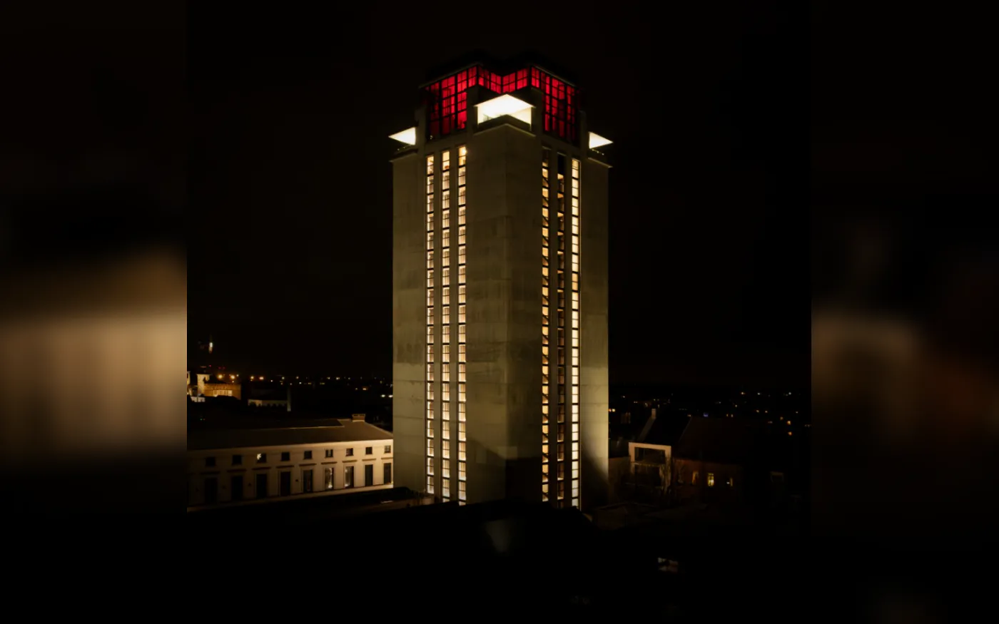 Boekentoren Gent in protest